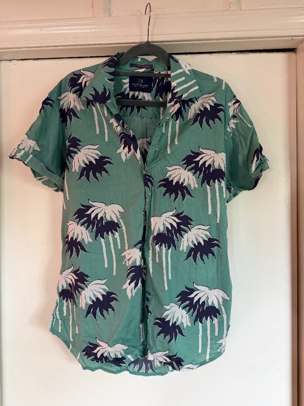 Scotch & Soda Green Patterned Shirt